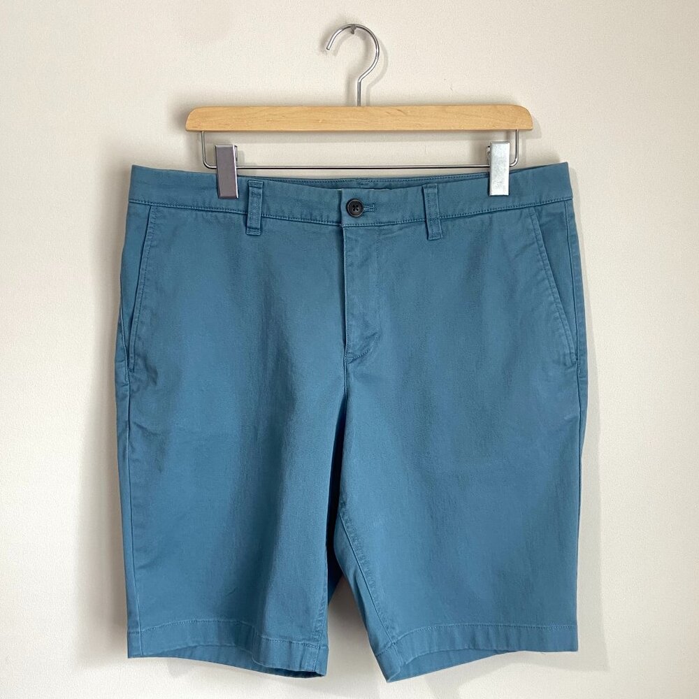 Hawker Rye Men's (34x11)  Light Teal Flat Front Shorts